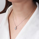 Radiant Heart Solitaire Pendant Necklace in 925 Sterling Silver