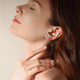 Classic Clear CZ 925 Sterling Silver Stud Earrings