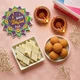 Diwali Diyas & Sweets Hamper