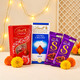 Premium Lindt and Cadbury Silk Chocolate Diwali Gift Combo