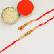 Bhaiya Bhabhi Set of 2 Rakhis - For New Zealand