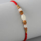 White Gem Stone Rakhi -For UAE