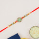 Sparkling Colourful Gems Rakhi -For UAE