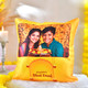 Celebrate  Bhaidooj Personalised Cushion Celebrate  Bhaidooj Personalised Cushion
