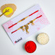 Bhaiya Bhabhi Rakhi Set With Chocolates - For Australia