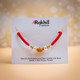 Premium Rakhi with Pure 999 Silver Turtle