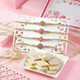 Set of Four Kundan Rakhi With Kaju katli