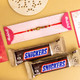 Golden Elephant Rakhi with Snickers Chocolate - For UK