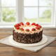 Eggless Strawberry Fields Cake