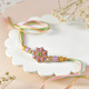 4 Vibrant Traditional Rakhi Set