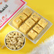 Designer Flower Rakhi With Soanpapdi And Cashew