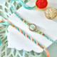 Turquoise 2 Rakhi Set
