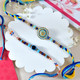 Designer Raja Rani Rakhi Set With Ferrero Rocher