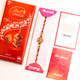 Golden Lotus Rakhi with Lindt Lindor- For Canada