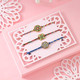3 Designer Rakhi With Laddu And Cashew