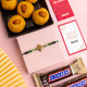 Besan Laddu & Snicker Rakhi Hamper.