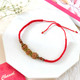 Rudraksha Rakhi With Decorated Ganesha & Chocolate