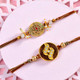 Golden Moti Duos Rakhi