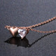 Buy Two Hearts Pendent Necklace Online to Australia