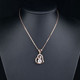 Buy Rose Gold Stellux Crystals Heart Pendant Online to Australia