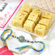 Alluring Rakhi with Soan Papdi