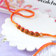 Kesariya Rudraksh Rakhi