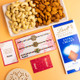 Three Minakari Rakhi Choco Nut Hamper