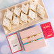 Two Hand Crafted Beads Rakhi With Kaju Katli