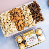 Mix Dry Fruits & Ferrero Rocher Hamper