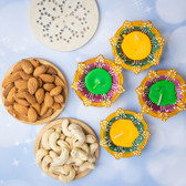 Diwali Celebration With Almonds And Cashews