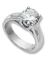 Luccia 3.5 Carat Round Trellis Lab Grown Diamond Alternative Cubic Zirconia Setting Solitaire Engagement Ring. Luccia 3.5 Carat Round Trellis Lab Grown Diamond Alternative Cubic Zirconia Setting Solitaire Engagement Ring.