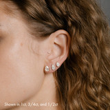 Pear shape lab created diamond simulant cubic zirconia basket set stud earrings in 14k gold with friction posts. Pear shape lab created diamond simulant cubic zirconia basket set stud earrings in 14k gold with friction posts.