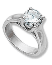 Luccia 3.5 Carat Round Trellis Laboratory Grown Diamond Simulant Cubic Zirconia Setting Solitaire Engagement Ring. Luccia 3.5 Carat Round Trellis Laboratory Grown Diamond Simulant Cubic Zirconia Setting Solitaire Engagement Ring.
