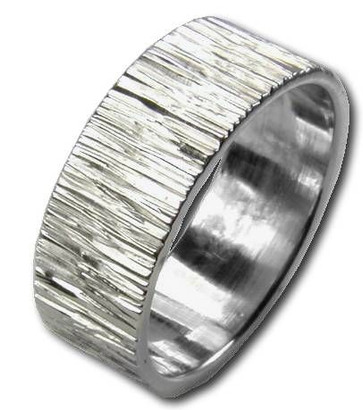 4 Millimeter Guilloche Hand Engraved Unisex Comfort Fit Wedding Band