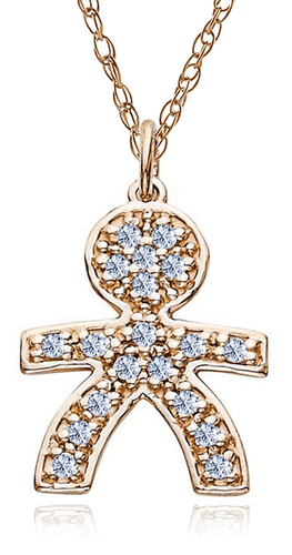 Small Diamond Cross Necklace, 14K White Gold – Suka Jewelry