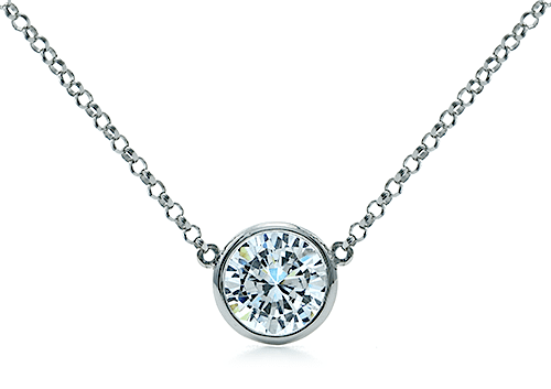 Paramount Gems Classic 1ct Solitaire Diamond Pendant SP6A - Michelson Fine  Jewelers