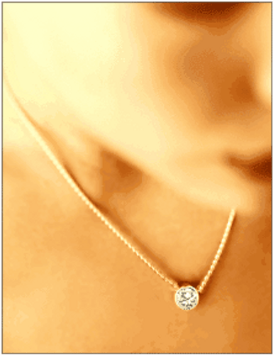 Julia 1 Carat Rose Gold Classic Solitaire Necklace – Dear Beauty