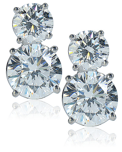 Double Diamond Earring