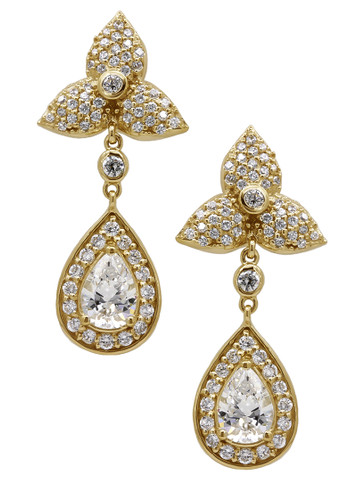 22k Gold Plated Gift Wedding Earrings Indian 5