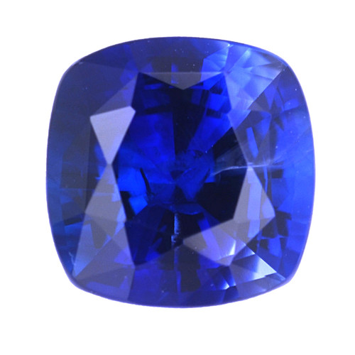 Cushion Cut Square Blue Sapphire Lab Created Loose Stone | 1.5 Carat - 7 mm | Ziamond Lab Grown Diamond Simulants