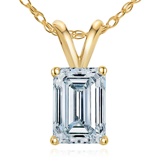 Shimmering Square Diamond Pendant | Radiant Bay