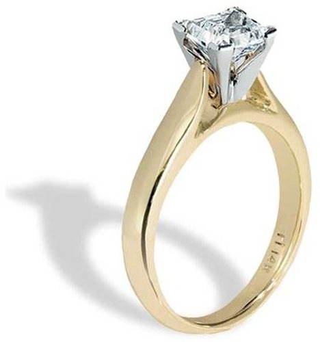 Princess-cut Double Halo Engagement Ring | R9512W | Valina Double Halo Engagement  Rings