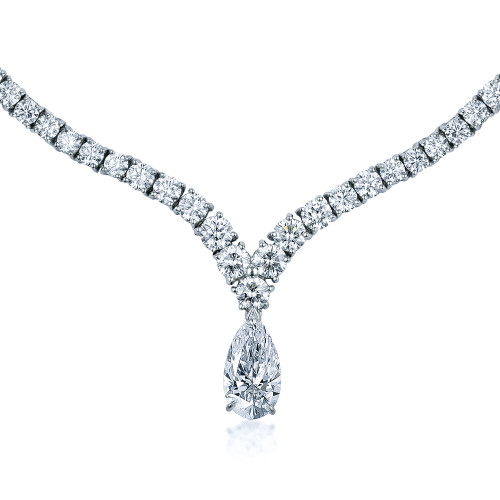 Buy Diamond Barb Necklace | Made with BIS Hallmarked Gold | Starkle