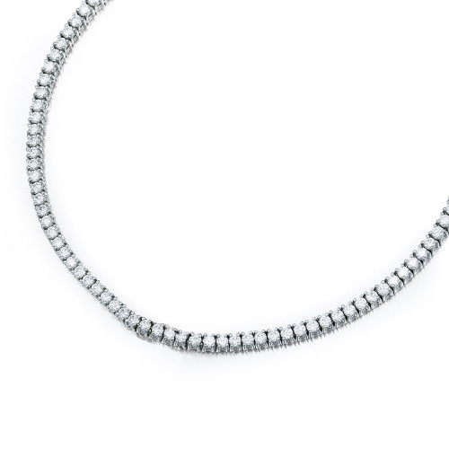 Royal Vinetta Pear Drop Pointed V Statement Necklace