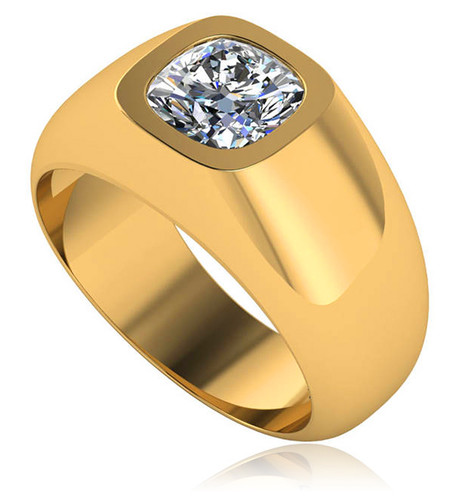 18k Semi Mount Diamond Engagement Ring Setting R1189 - Anzor Jewelry