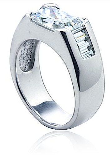 Mens sales cubic zirconia