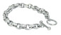 Tempest Pave Set Round Link Toggle Bracelet with lab grown diamond quality cubic zirconia in 14k white gold.