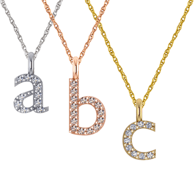 Letter B Necklace - Gold Block Letter Initial Charm