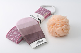 Exfoliating mitt:  Looking for softer, smoother, & more youthful-looking skin in under 60 seconds,