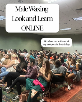 Male Waxing Look and Learn ONLINE